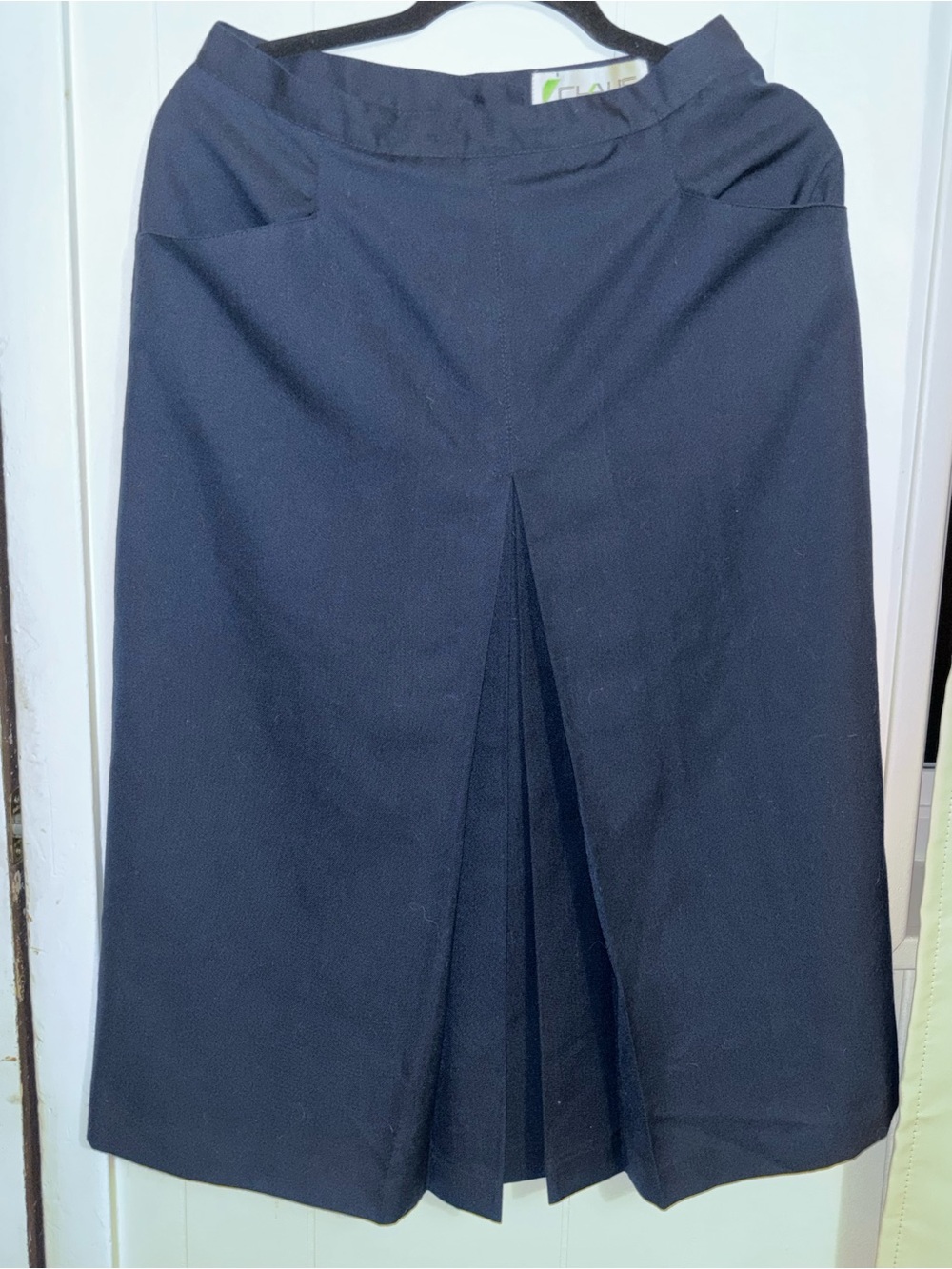 Vintage CHAUS Skirt Front Inverted Pleat Size 14
